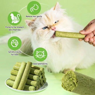 Cat Dental Grass Stick Treats