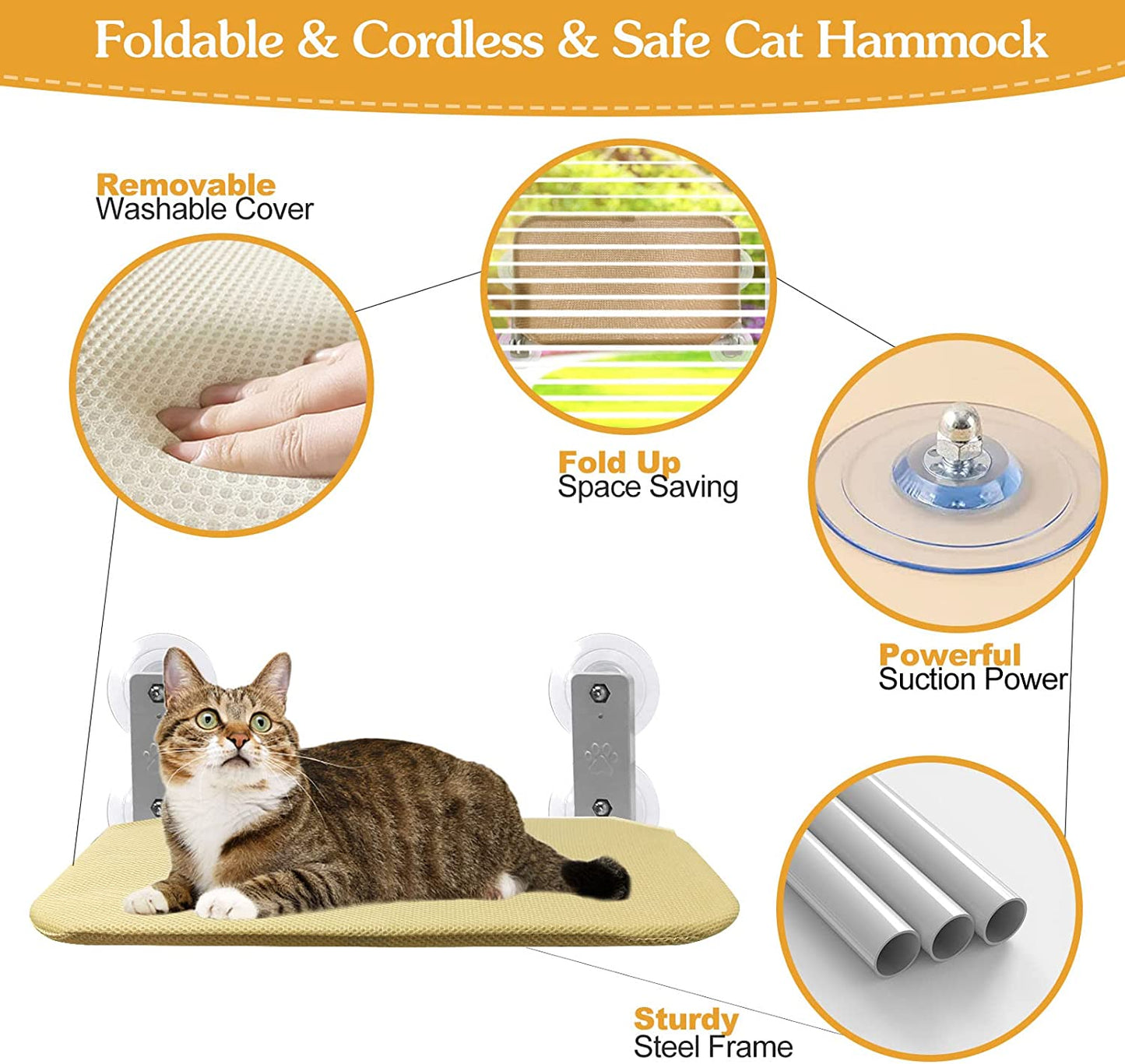 Foldable Cat Window Hammock™