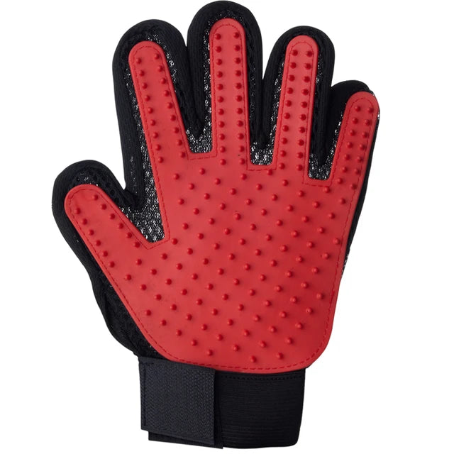Silicone 5-Finger Pet Grooming Glove