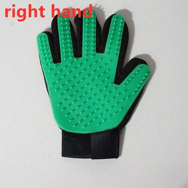 Silicone 5-Finger Pet Grooming Glove