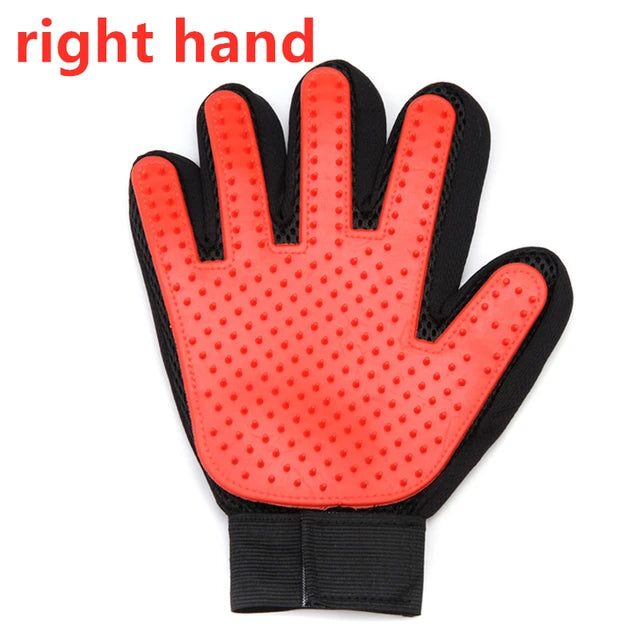 Silicone 5-Finger Pet Grooming Glove