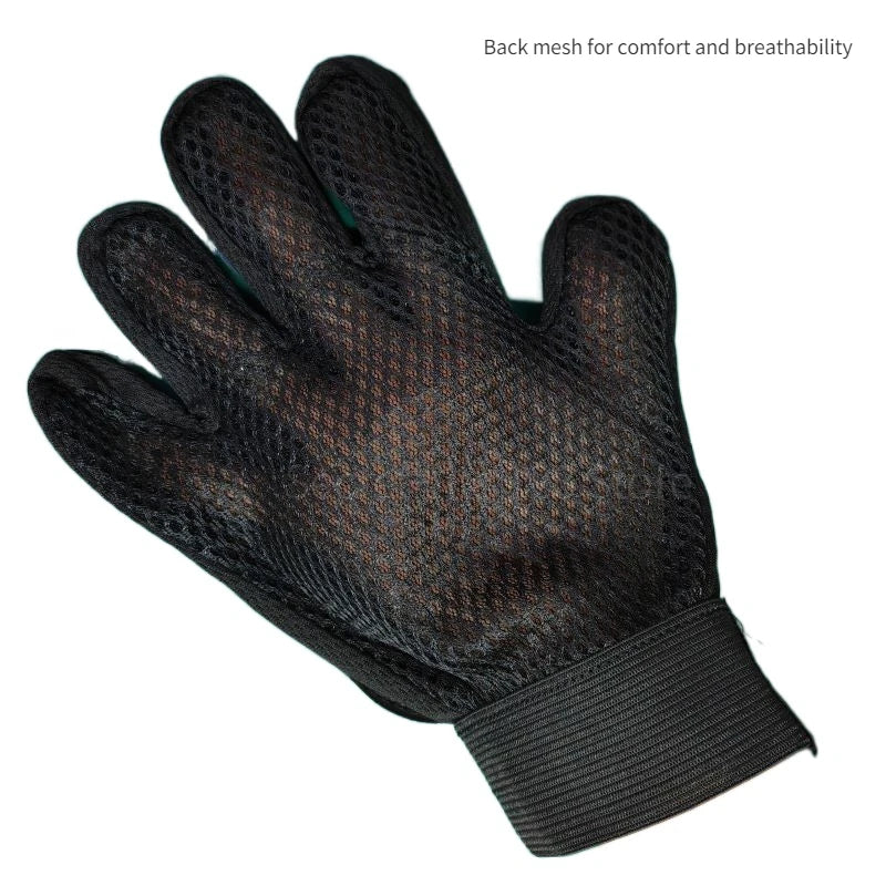 Silicone 5-Finger Pet Grooming Glove