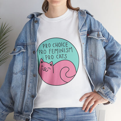 Pro Choice Pro Feminism Pro Cats