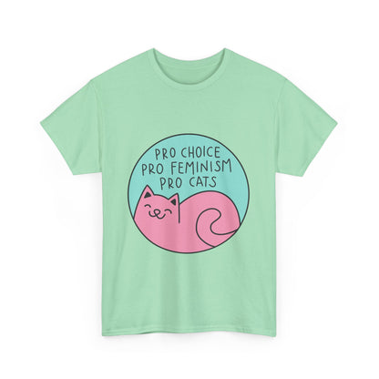 Pro Choice Pro Feminism Pro Cats