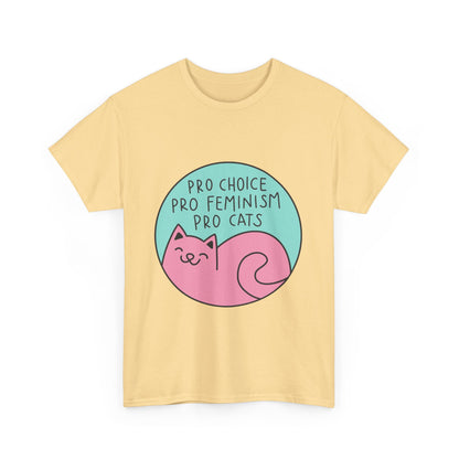 Pro Choice Pro Feminism Pro Cats