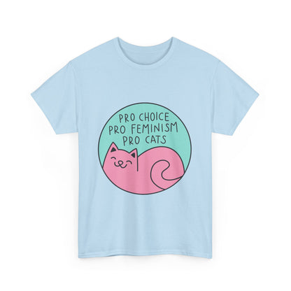 Pro Choice Pro Feminism Pro Cats
