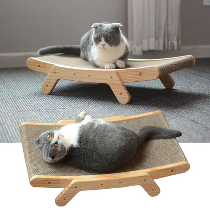 Wooden Cat Scratcher 3 in 1