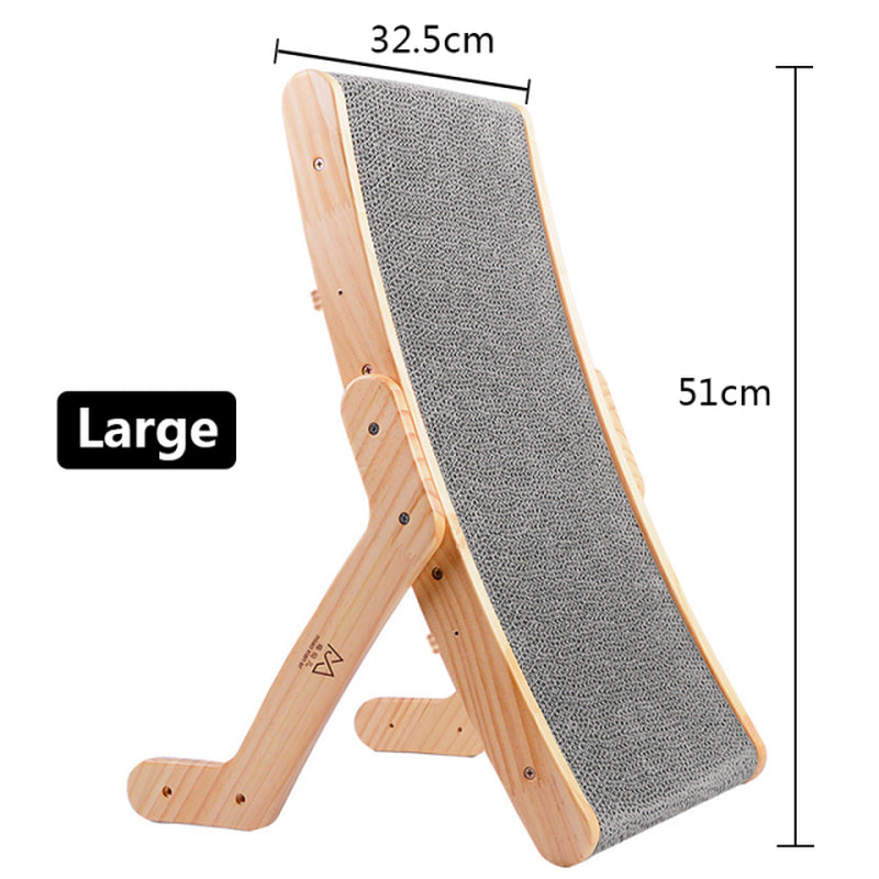 Wooden Cat Scratcher 3 in 1