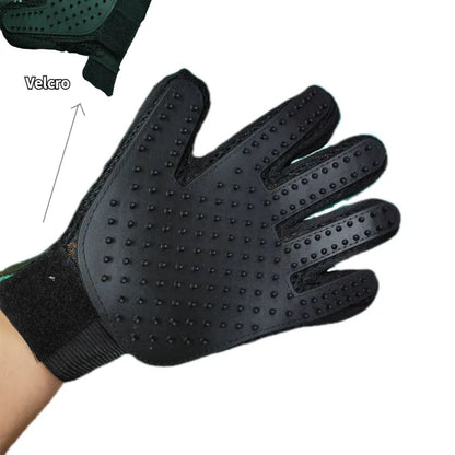 Silicone 5-Finger Pet Grooming Glove