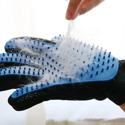 Silicone 5-Finger Pet Grooming Glove