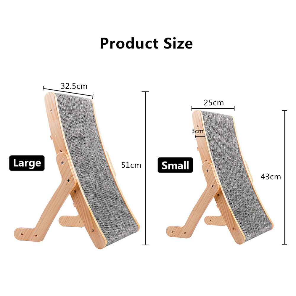 Wooden Cat Scratcher 3 in 1